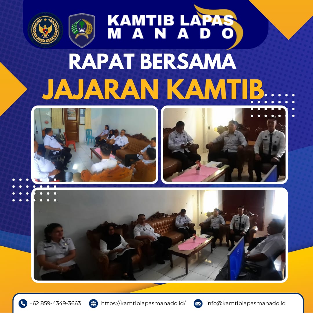 Rapat Bersama Jajaran Kamtib